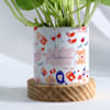 Gift Personalized You Are Mine Planter And Money Plant