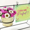 Buy Personalized You Are Perfect  Swing Planter