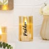 Gift Personlized Live Laugh Love LED Candles - Set Of 3