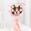 Gift Pink Bliss Cake And Jumilia Rose Bouquet Combo