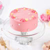 Buy Pink Bliss Cake And Jumilia Rose Bouquet Combo