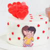 Gift Playful Love Semi-Fondant Cake (600 Gm)