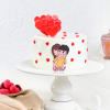 Playful Love Semi-Fondant Cake (600 Gm) Online