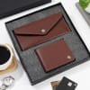 Premium Vegan Leather Couple Wallet Gift Set Online