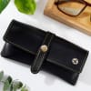 Gift Premium Vegan Leather Wallet Set For Men - Black