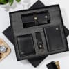 Premium Vegan Leather Wallet Set For Men - Black Online