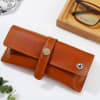 Gift Premium Vegan Leather Wallet Set For Men - Tan