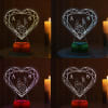 Shop Promise Of Love Personalized LED Lamp - Wooden Finish Base