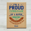 Proud Father-In-Law Personalized Wooden Stand Online