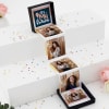 Gift Pull-Up Photo Album Box And Treats Personalized Birthday Gift