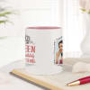 Buy Queen Of Absolutely Everything Personalized Mug With Heart Handle