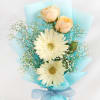 Buy Radiant Gerbera And Roses Bouquet