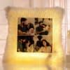 Radiant Memories Personalized LED Fur Cushion Online