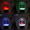 Shop Radiant Personalized Merry Christmas LED Lamp - Black Base