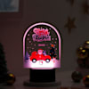 Radiant Personalized Merry Christmas LED Lamp - Black Base Online