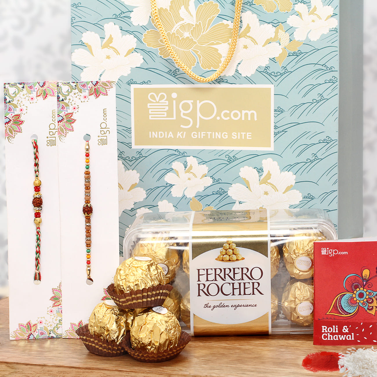 Rakhi Hamper with Ferrero Rocher