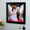 Gift Red Carpet Couple Personalized Caricature Frame