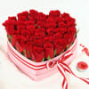 Shop Red Roses in Heart Shaped Gift Box (40 Stems)