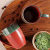 Buy Red Stoneware Set of 2 Mugs