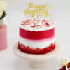 Red Velvet Birthday Special Cake (600 Gm) Online