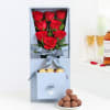Roses And Rochers Gift Box Online