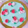 Gift Roses & Pearls Chocolate Cake (Half Kg)