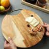 Shop Round Wooden Chopping Board/ Serving Platter