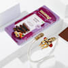Rudraksha Trishul Bracelet Rakhi Gift Combo