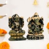 Gift Set of Ganesha and Laxmi Idols