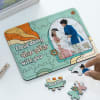 Gift Siblings Nok Jhok - Personalized Wooden Jigsaw Puzzle