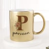 Gift Signature Style - Personalized Metallic Mug - Gold