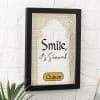 Gift Smile Its Sunnah Personalized Frame