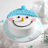 Snowman Semi Fondant Cake