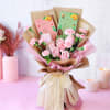Soft Pink Blushes With Chocolates Online