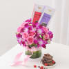 Buy Splendid Floral And Chocolate Combo