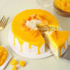 Shop Summer Delight Mango Cream Cake  (Half kg)