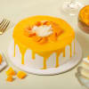 Summer Delight Mango Cream Cake  (Half kg) Online