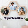 Super Hero Bro Personalized Photo Frame Online