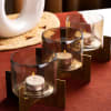 Tealight Holder With Metal Stand - Set Of 3 Online