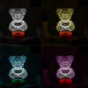 Buy Teddy Bear Love Personalized LED Lamp