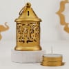 Buy Temple Shaped Tea Light Holder With Candle - Set Of 2