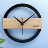 Textured MDF Personalized Wall Clock Online