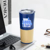 Buy The Good Stuff - Personalized Blue Tumbler For Men