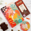 Think Happy - Personalized Planner With Chocolate