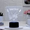 Gift Together Forever Personalized LED Lamp - Black Base