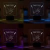 Buy Together Forever Personalized LED Lamp - Black Base