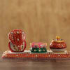 Traditional Marble Ganesha with Incense Holder & Container Online