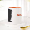 Buy Trishul And Damru Personalized Mug With Orange Handle