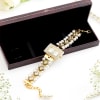 Buy Vibrant Semiprecious Stones And Pearls Jewellery Watch