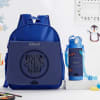 Wakanda Forever Logo - Bag And Bottle Combo - Personalized - Blue Online